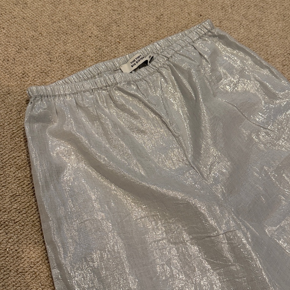 The Tiny Big Sister Lurex Elasticated Trousers Me… - image 5